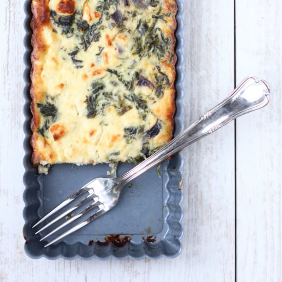 La quiche sans pâte