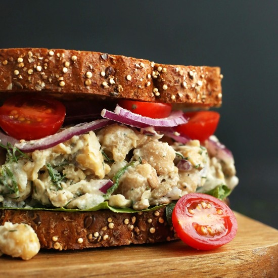 Chickpea Sunflower Sandwich