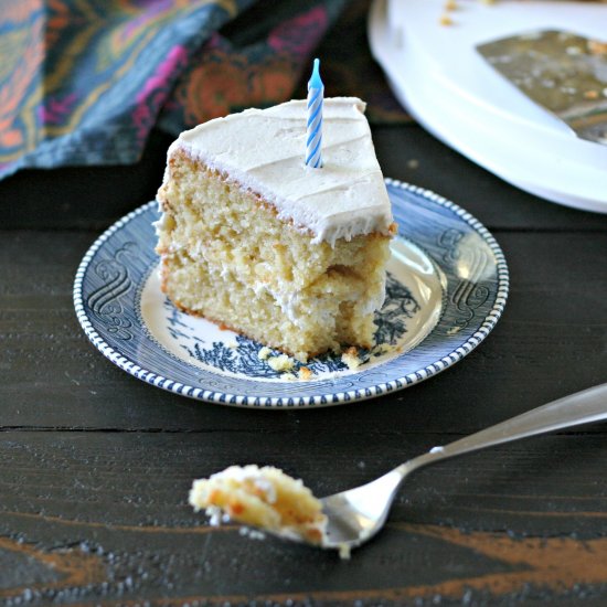 Grain Free Vanilla Bean Bday Cake