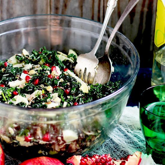 Kale Wild Rice Salad