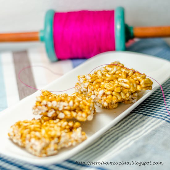 Mamra Chikki | Puffed Rice Brittles