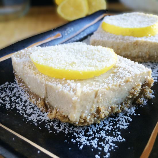 Raw Lemon Bars with Chia Seeds