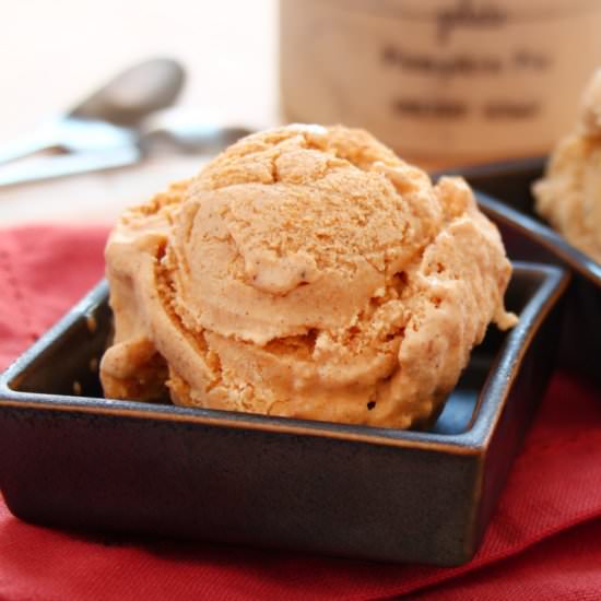 Sugar-free Pumpkin Pie Ice Cream