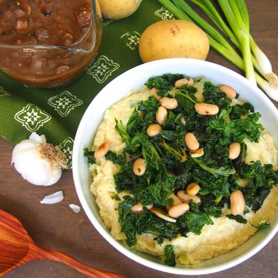 Vegan Cauliflower Mash Bowl