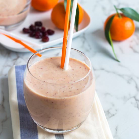 Clementine Cranberry Smoothie