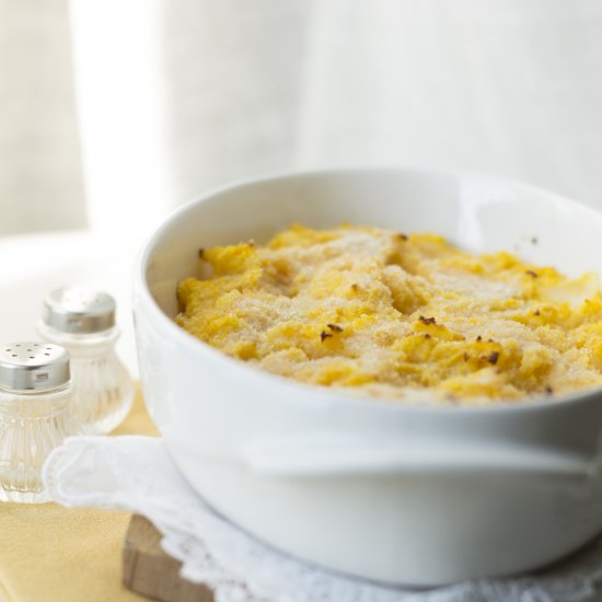 Pumpkin potato pudding