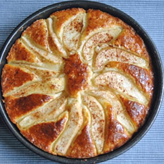 Amaretto-Glazed Pear Shortcake