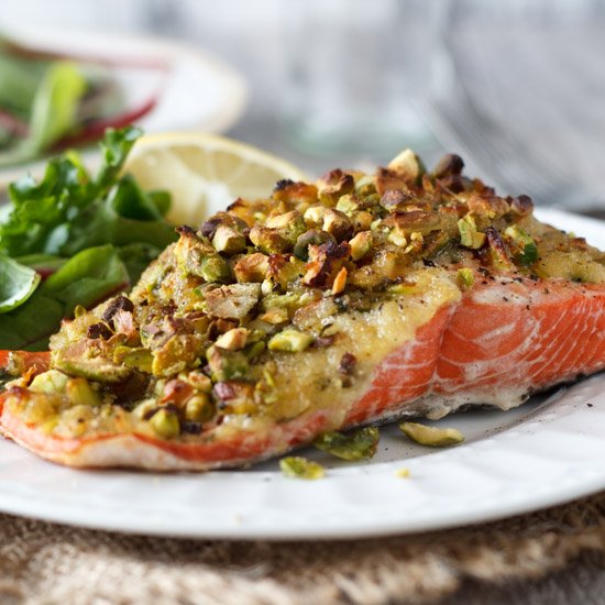 Pistachio Crusted Salmon