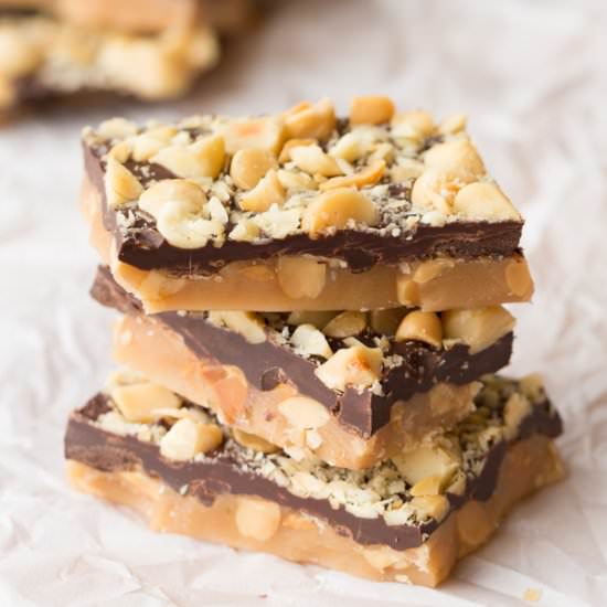 Macadamia Nut English Toffee