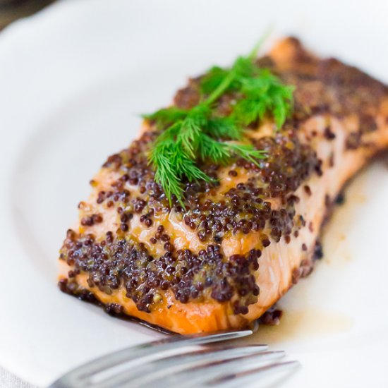 Mustard crusted Salmon