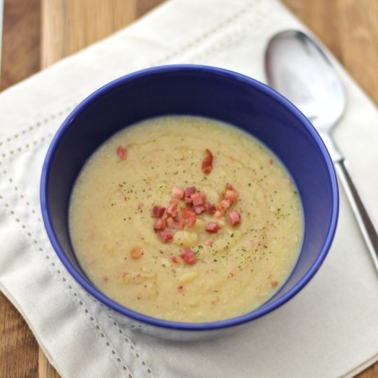 Bacon Potato and Leek Soup