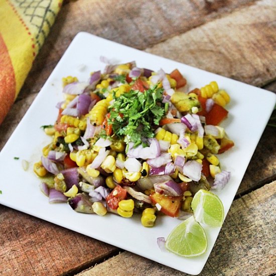 Corn chaat recipe