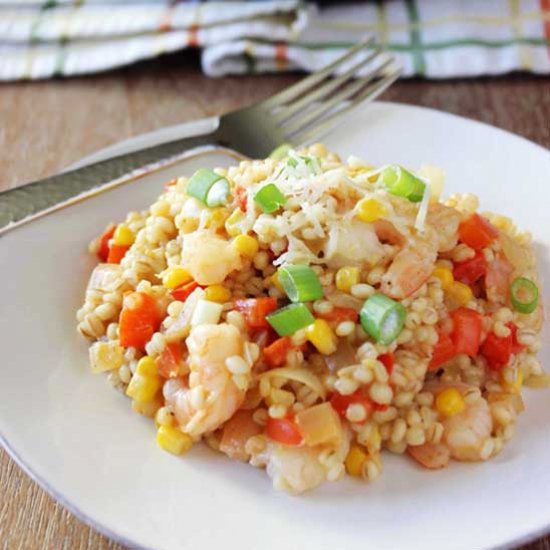 Cajun Barley Risotto