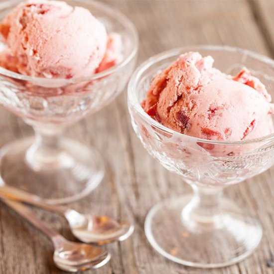 Cherry ice cream