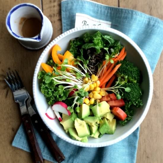 Nine Veggie Wild Rice Salad