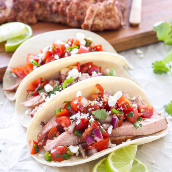 Pork Tenderloin Tacos