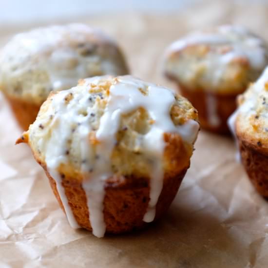 Gluten Free Lemon PoppySeed Muffins