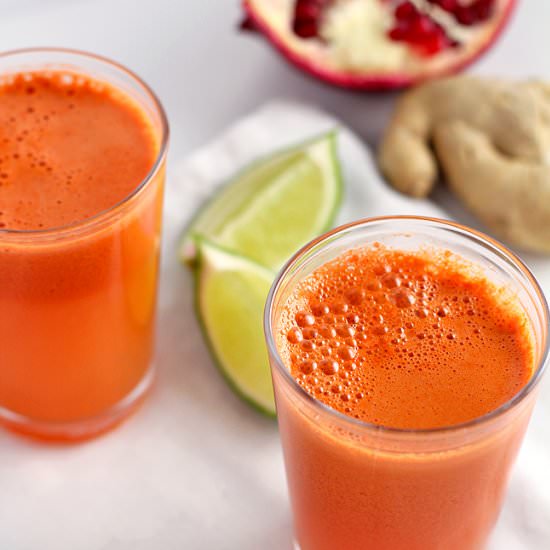 Carrot Ginger Lime Juice