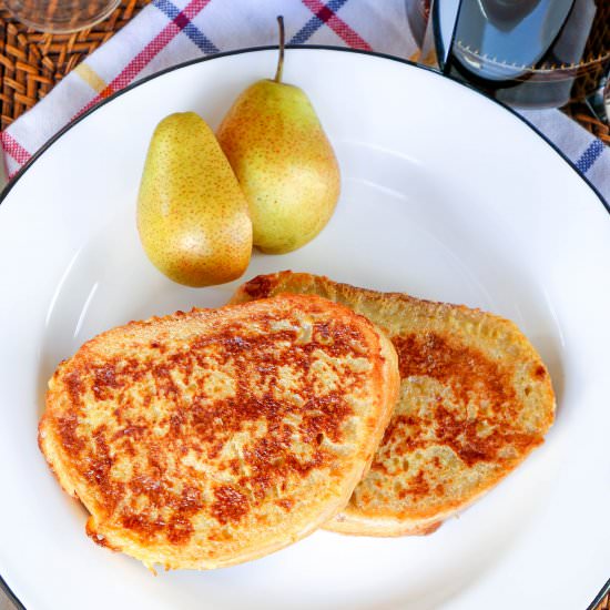 Whiskey Custard French Toast