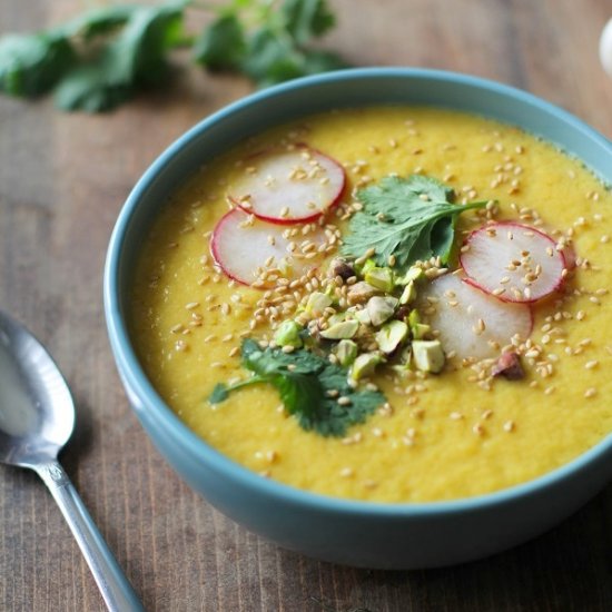 Golden Beet and Fennel Soup