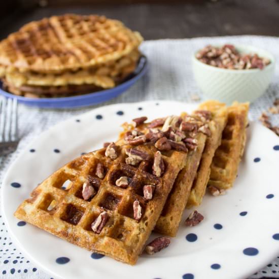 Buttermilk Pecan Waffles