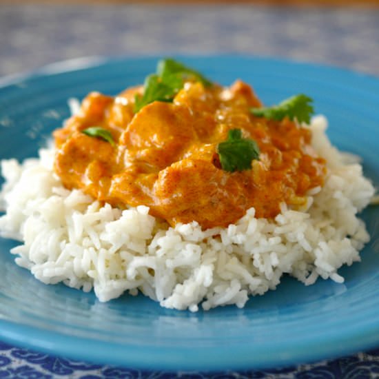 A healthier butter chicken