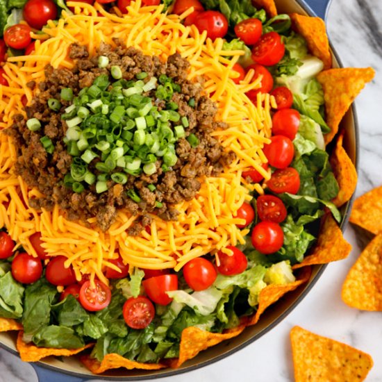 Taco Salad w Creamy Taco Dressing