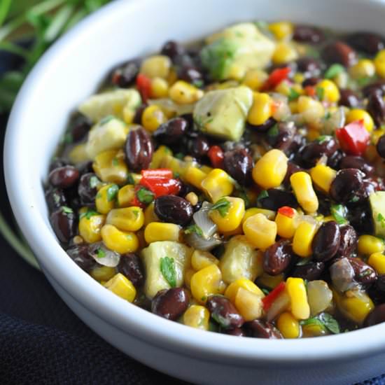 Zesty Corn and Black Bean Salsa