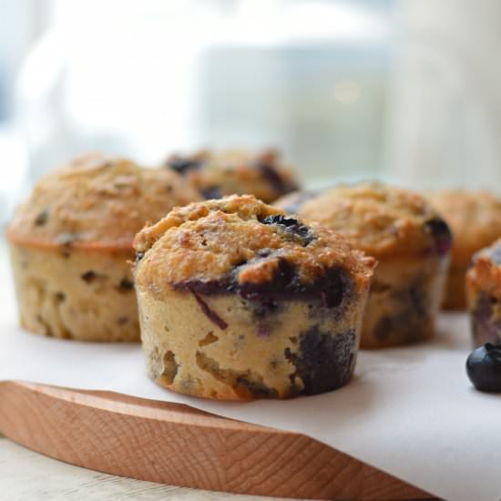 Breakfast Blueberry Muffins