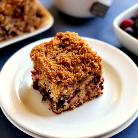 Mixed Berry Coffee Cake