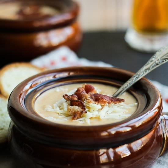 Cheddar-Ale Soup