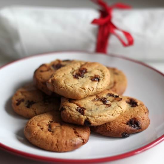 January cookie gifts: PB cookies