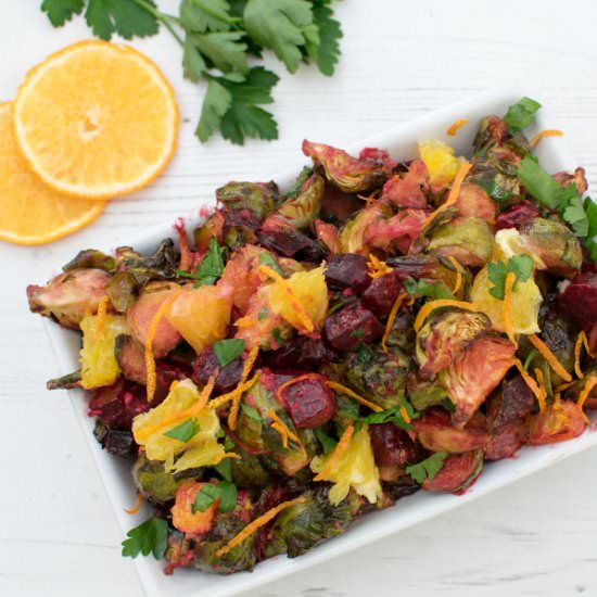 Brussels Sprouts & Beetroot Salad