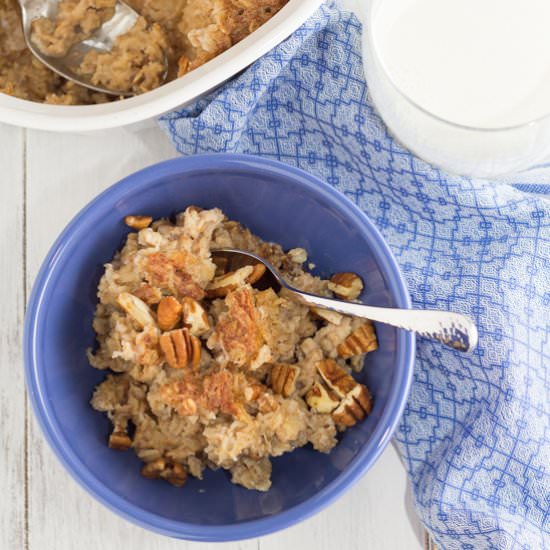 Cinnamon-Maple Baked Oatmeal