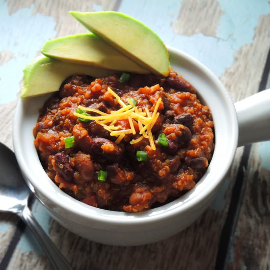 Superfood Quinoa & Three-Bean Chili