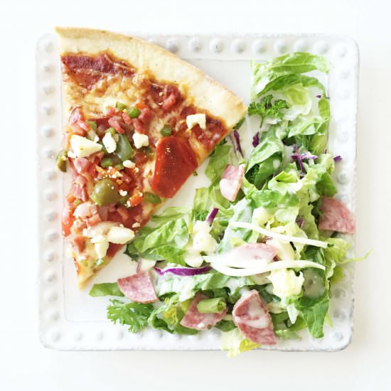 Healthy & Gourmet Brazos Pizza