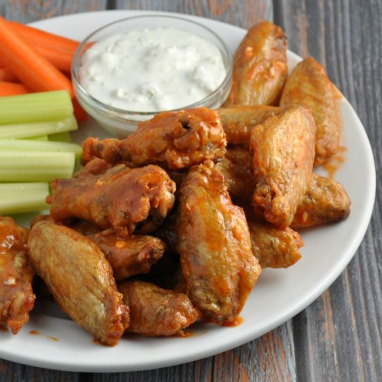 Crispy Baked Buffalo Wings