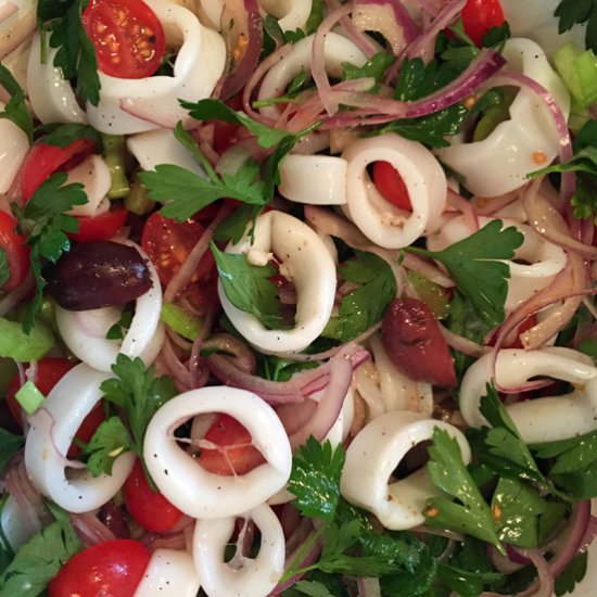 Fresh Calamari Salad