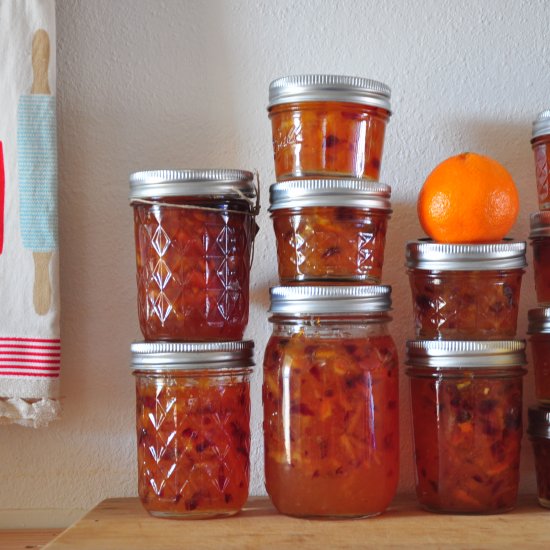 Orange Cranberry Marmalade