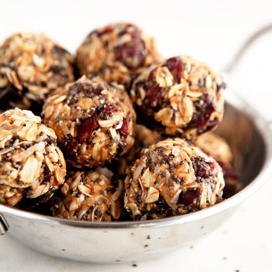 Cherry Chia Energy Bites