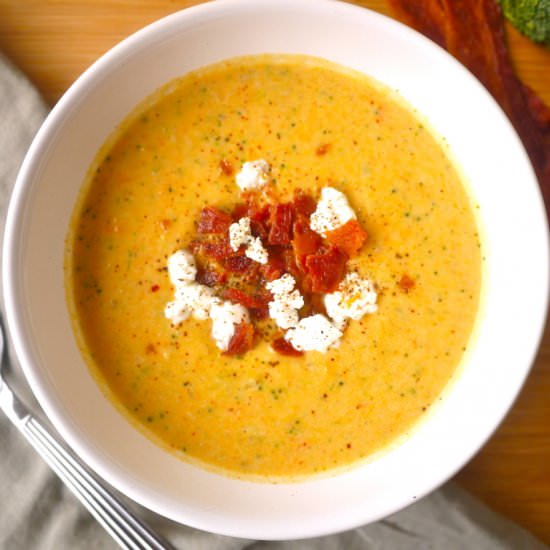 Sweet Potato and Broccoli Soup