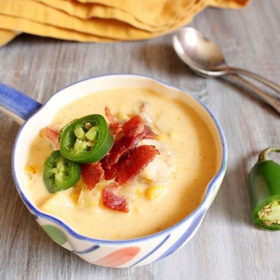 Jalapeno chicken corn chowder