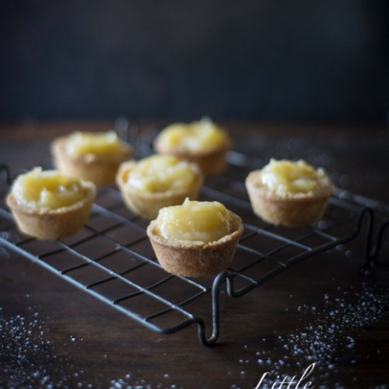 Lemon Curd and Raspberry Tarts