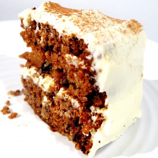 Juicy Carrot & Pineapple Cake