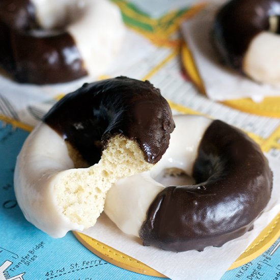 Black and White Donuts