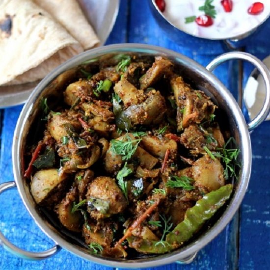 Chettinad Mushroom Masala