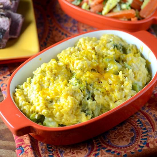 Broccoli Cheese Rice Casserole