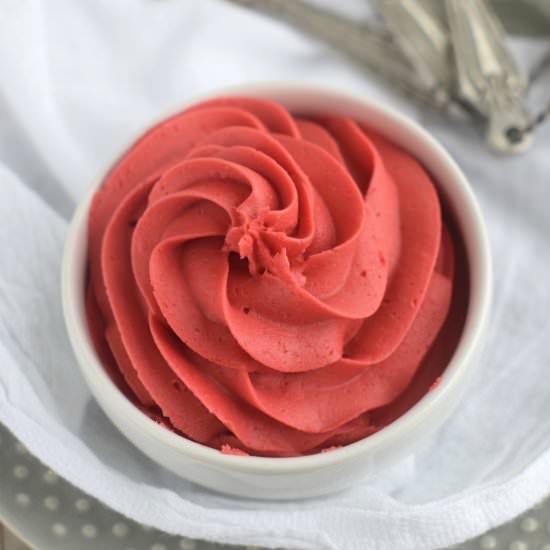 Red Velvet Buttercream Frosting