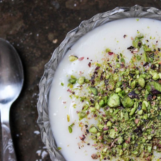 Mhallabiyeh (Milk Pudding)