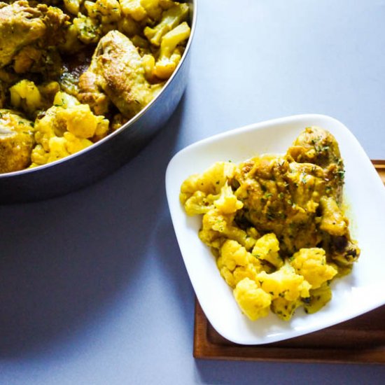 Curry Cauliflower Chicken